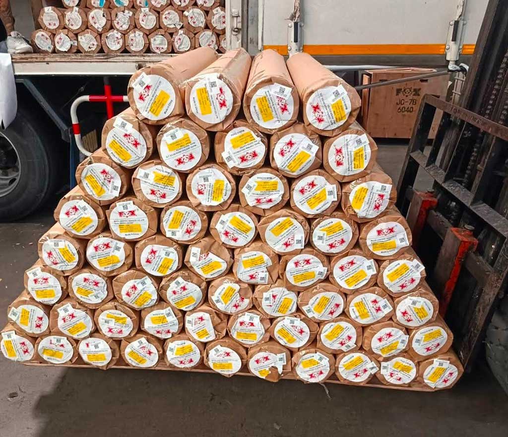 Rolls of polyester fabric for sublimation printing