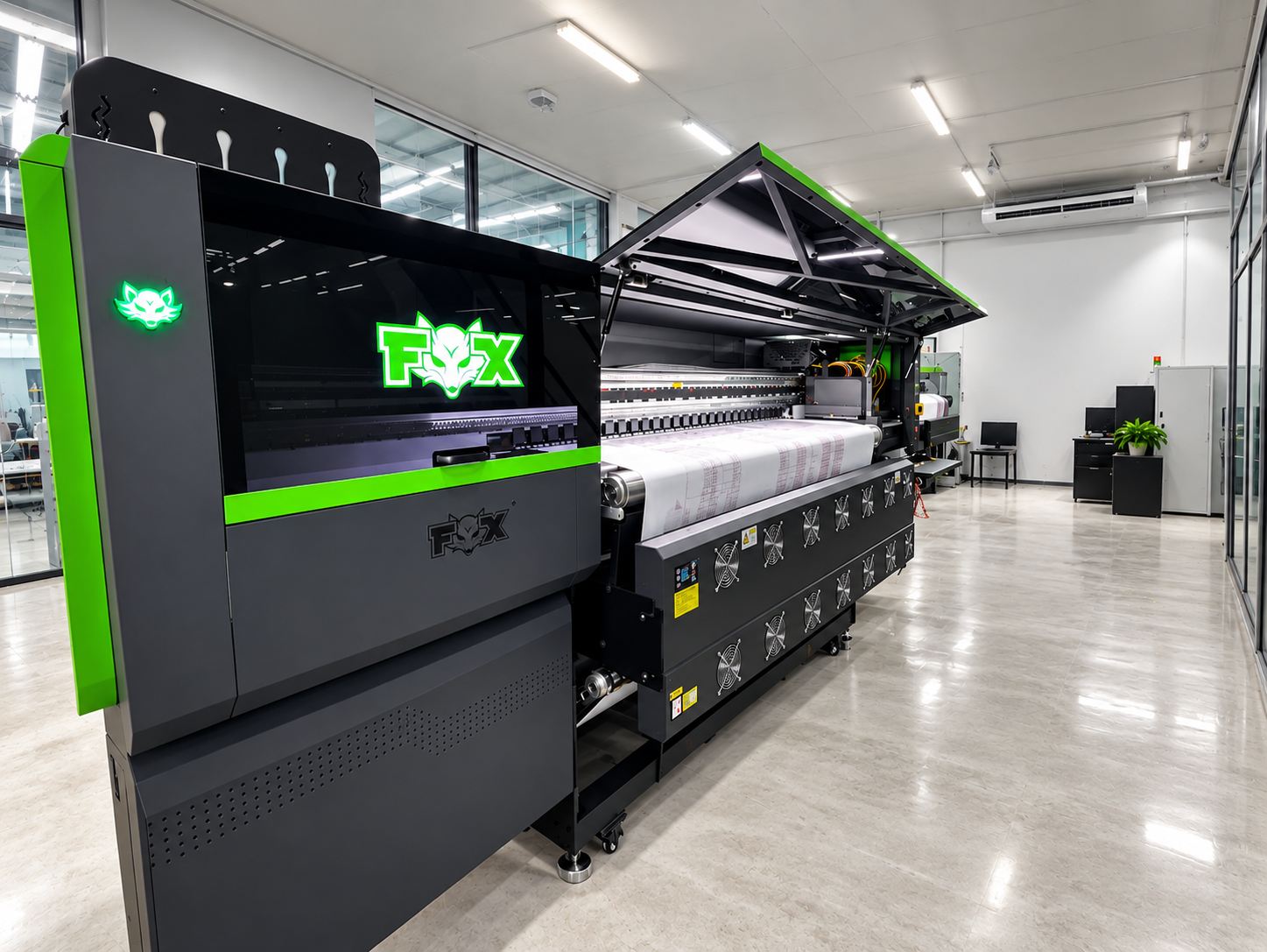 Digital textile printing equipment