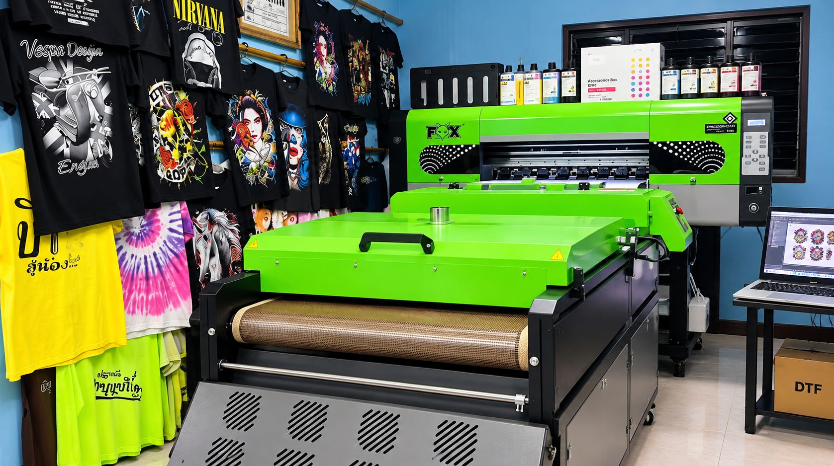 DTF ink and printing supplies